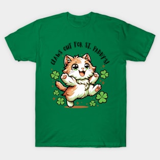 Claws out for St. Paddy's! Cute Kitty T-Shirt